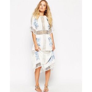 ISO!! ASOS Embroidered Midi Dress